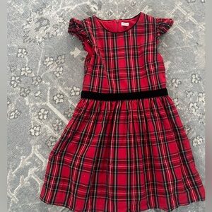 Crewcuts Red Plaid Kids Dress